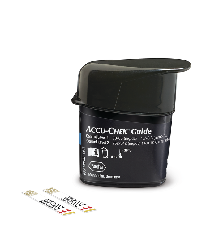 아큐-첵 가이드 혈당측정 검사지